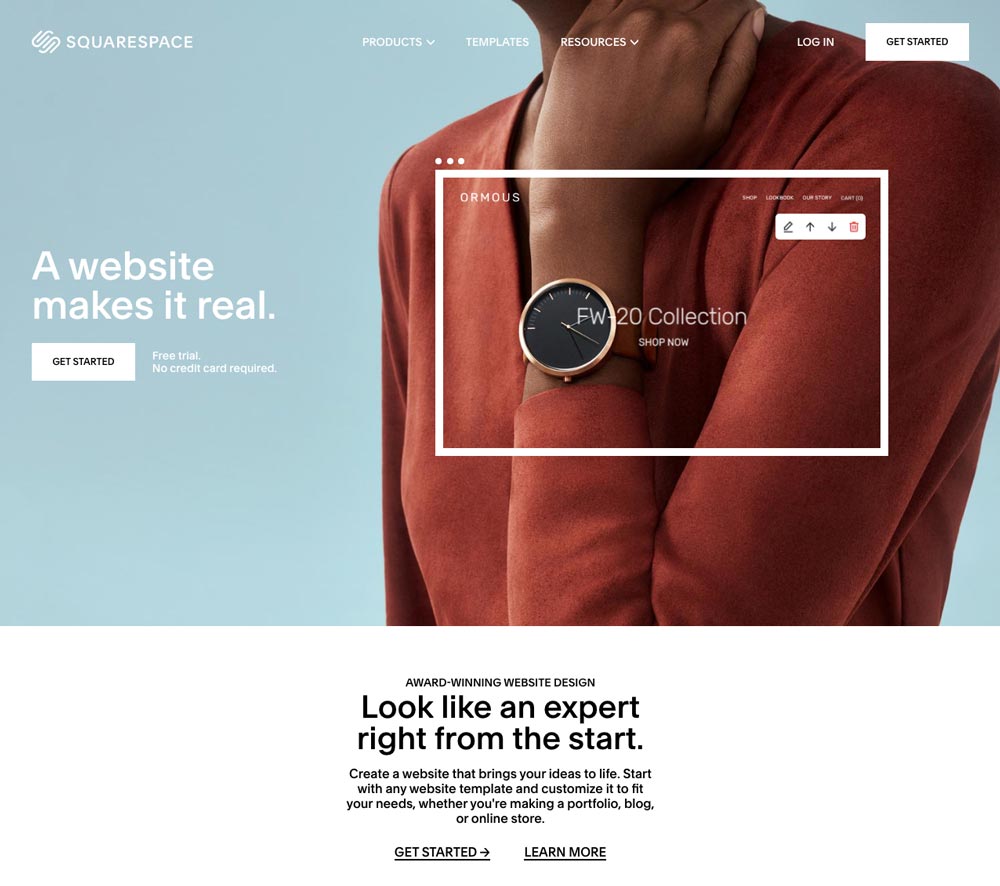 Squarespace網(wǎng)站設(shè)計